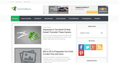 Desktop Screenshot of careeronlineblog.com
